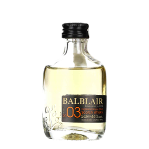 MINIATURKA WHISKY SM BALBLAIR 2003 VINTAGE46% 0,05