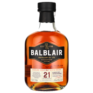 WHISKY SM BALBLAIR 21YO 46% 0,7L GB
