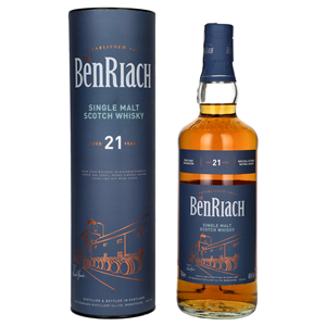 WHISKY SM BENRIACH 21Y FOUR CASKS 46%  0,7L GB