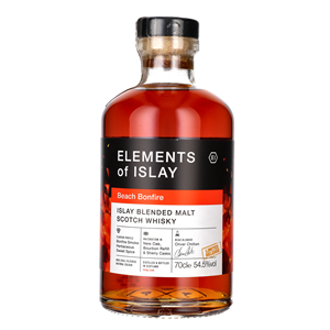 WHISKY BM ELEMENTS OF ISLAY BEACH BONF. 54,5% 0,7L