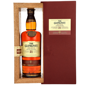 WHISKY SM GLENLIVET 21Y ARCHIVE WOOD 43%  0,7L GB