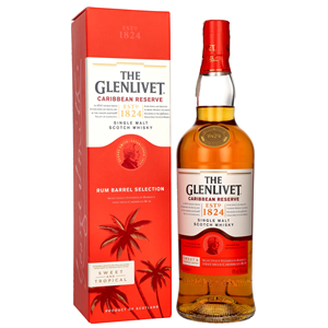 WHISKY SM GLENLIVET CARIBBEAN RES. 40% 0,7L GB
