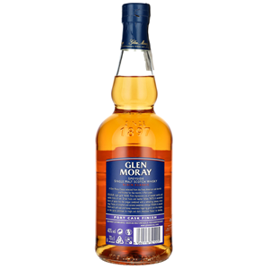 WHISKY SM GLEN MORAY ELGIN PORT 40% 07L GLASS PACK