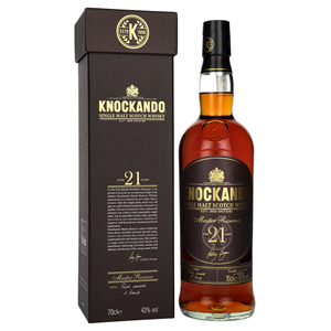 WHISKY SM KNOCKANDO 21Y 43%  0,7L GB TUBA