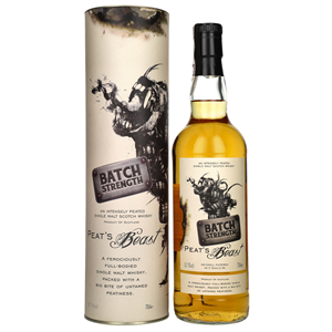 WHISKY SM PEAT'S BEAST CASK STRENGTH 52,1%  0,7LGB