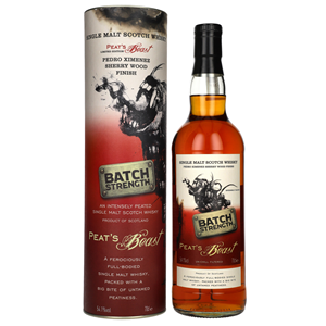 WHISKY SM PEAT'S BEAST CS PX SHERRY 54,1%  0,7L GB