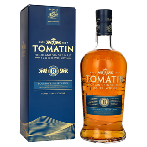 WHISKY SM TOMATIN 8Y 40%  1L GB