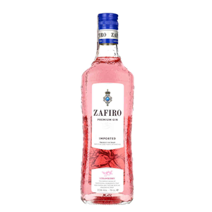 GIN ZAFIRO STRAWBERRY 37,5% 0,7L