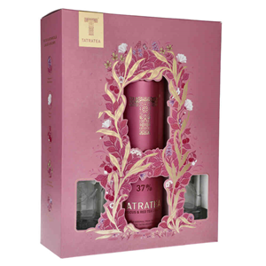 LIKIER TATRATEA HIBISCUS 37% 0,7L + 2 SHOT GLASS
