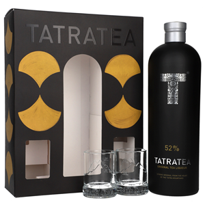 LIKIER TATRATEA ORIGINAL 52% 0,7L 2 SHOT GLASS NEW